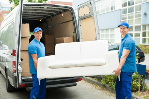 Man and van service booking and moving items safely