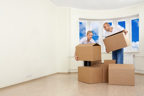 Secure loading of a piano for a Belgravia removal service