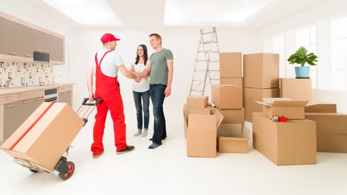 Local movers handling office relocation access in Belgravia