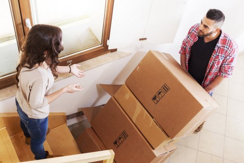 Removal van prepared for a Belgravia residential or office move