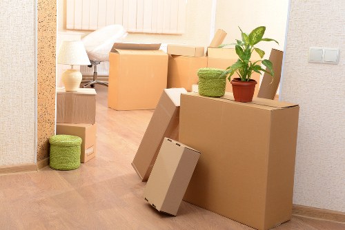 Careful handling of furniture and boxes during a Belgravia house move