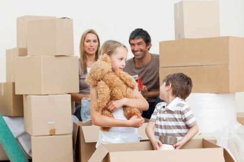 Local movers handling fragile belongings in a Belgravia residence